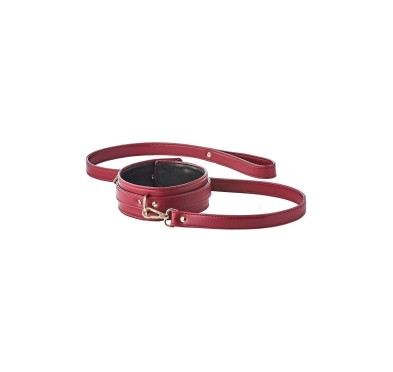 BLAZE ELITE COLLAR AND LEASH RED